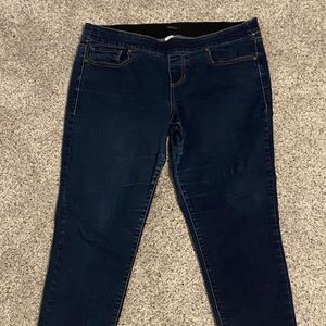 Elastic waist band jeggings